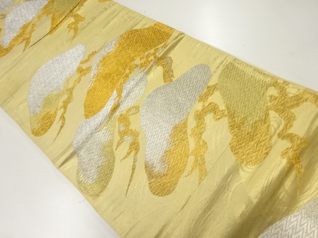 アンティーク　笠松模様織出し袋帯（材料）